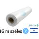 Izraeli  16m x 0,18mm  1 éves FEHÉR-FEHÉR sátorfólia KIMÉRT