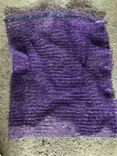 Raschel zsák 40x60 közepes lila
