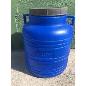 Hordó PE fedeles csavaros füles 40 l