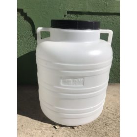 Hordó PE fedeles csavaros füles 10 l