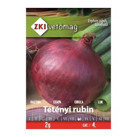 ZKI 4. kat. Vöröshagyma Tétényi rubin 2 g