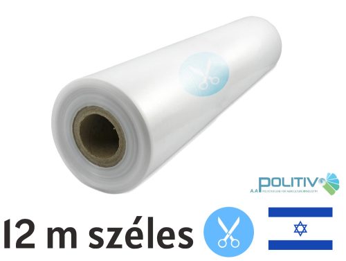 Izraeli  12m x 0,15mm  3 éves UV stabil sátorfólia KIMÉRT