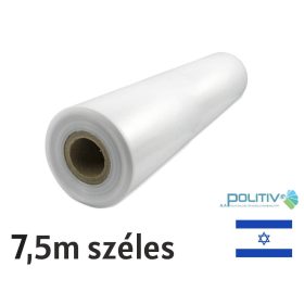 Izraeli  7,5m x 0,15mm x 60m 3 éves UV stabil sátorfólia 