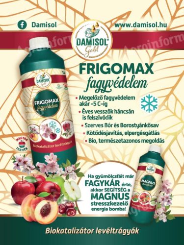 Frigomax 2dl - Fagykár ellen, virágzás és termésnövelő - Damisol Gold